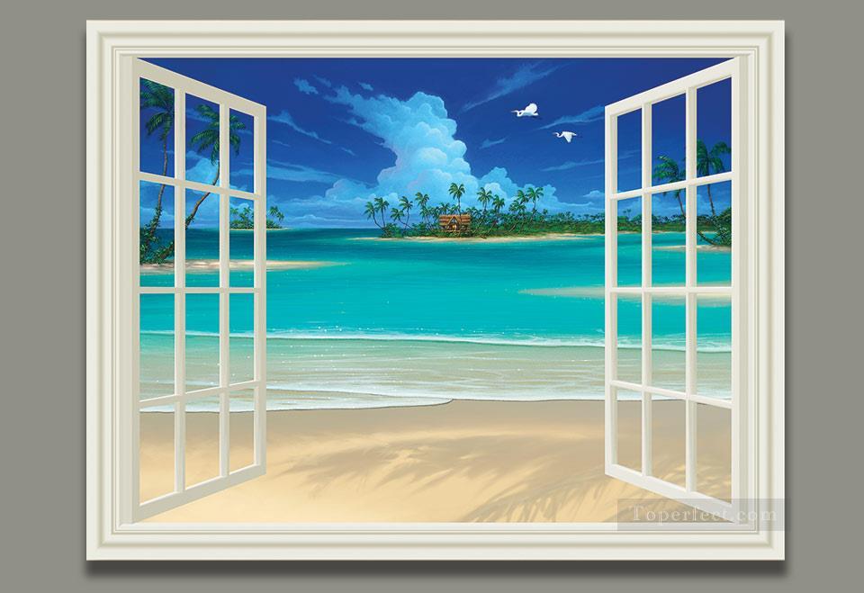 Seascape Painting Summer Breeze magic 3D Oil Paintings